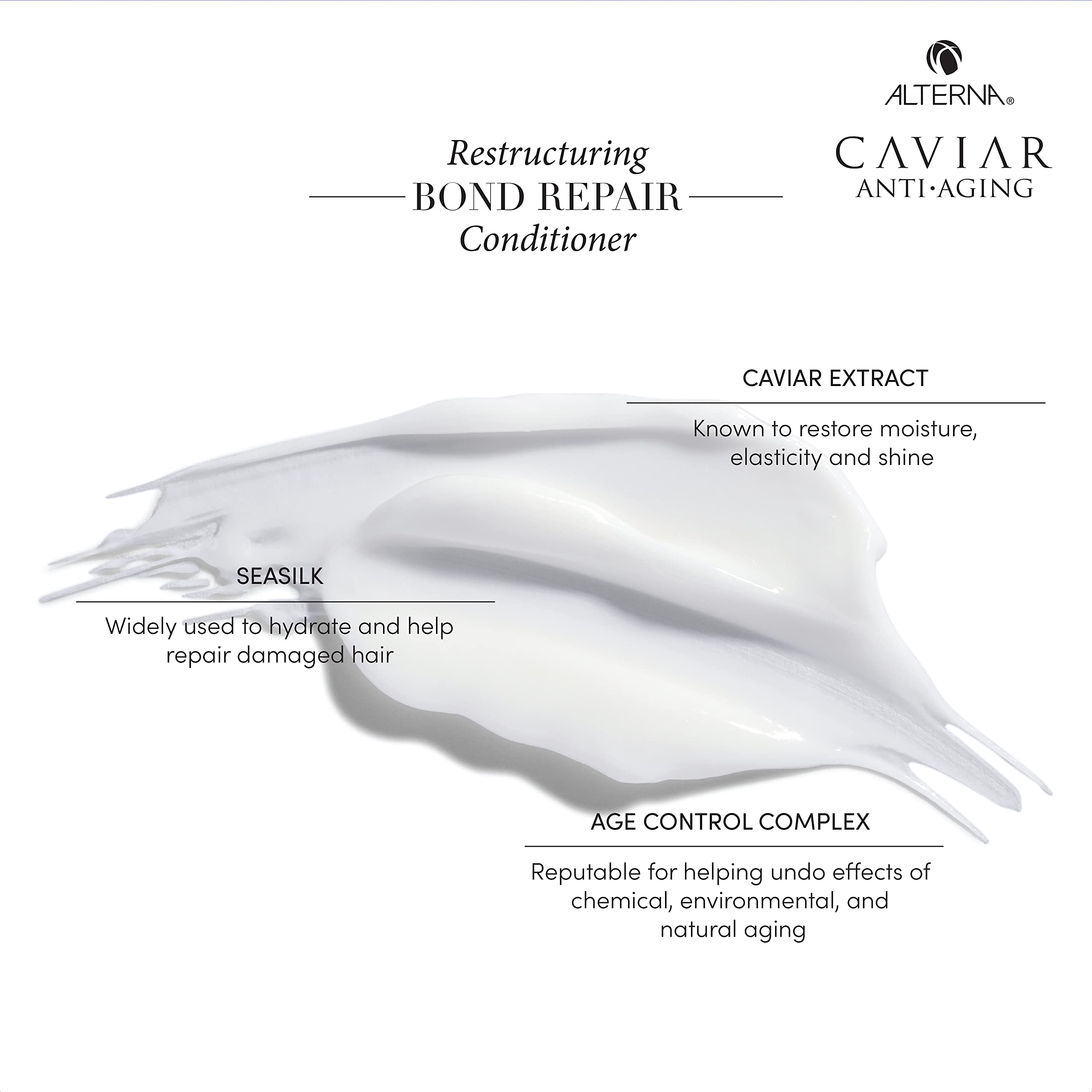 Alterna Caviar Anti-Aging Restructuring Bond Repair Conditioner, 16.5 Fl Oz